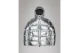 Rains Alta Unisex Puffer Μπουφάν με Κουκούλα Ασημί