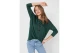 Only Onlelcos 4-5 Solid Top Jrs Μπλούζα Με Λαιμόκοψη (15124402 GREEN GABLES)