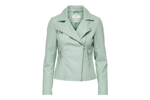 Only Onlmelisa Faux Leather Biker Cc Otw (15205625 HARBOR GRAY)