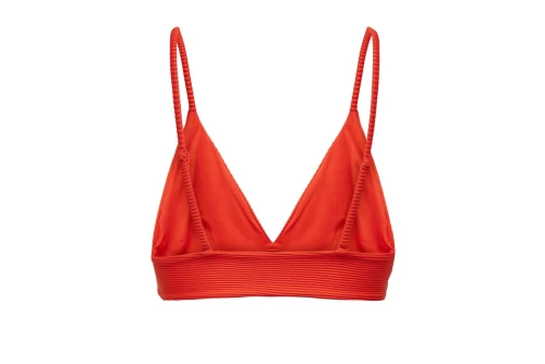 Only Onlbobby Life Rib Bikini Top  Μαγιό Bikini Top Γυναικείο (15223709 CHERRY TOMATO)