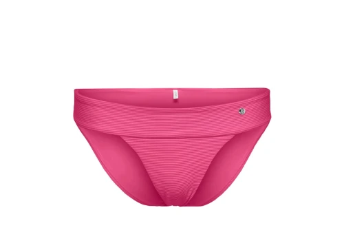 Only Onlbobby Life Rib Bikini Brief Μαγιό Bikini Bottom Γυναικείο (15223710 FANDANGO PINK)