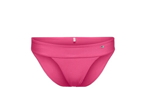 Only Onlbobby Life Rib Bikini Brief Μαγιό Bikini Bottom Γυναικείο (15223710 FANDANGO PINK)