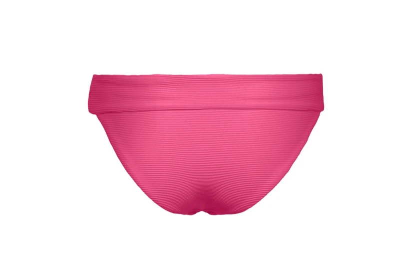Only Onlbobby Life Rib Bikini Brief Γυναικείο Μαγιό Bikini Bottom Ροζ
