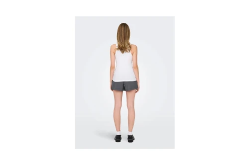 Only Onlkenya Rib Tank Top Jrs Μπλούζα Αμάνικη (15234659 WHITE)