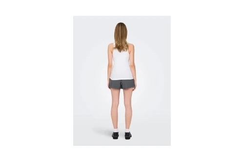 Only Onlkenya Rib Tank Top Jrs Μπλούζα Αμάνικη (15234659 WHITE)