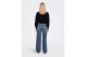 Only Onlpiumo Knitted Γυναικείο Πουλόβερ Μαύρο
