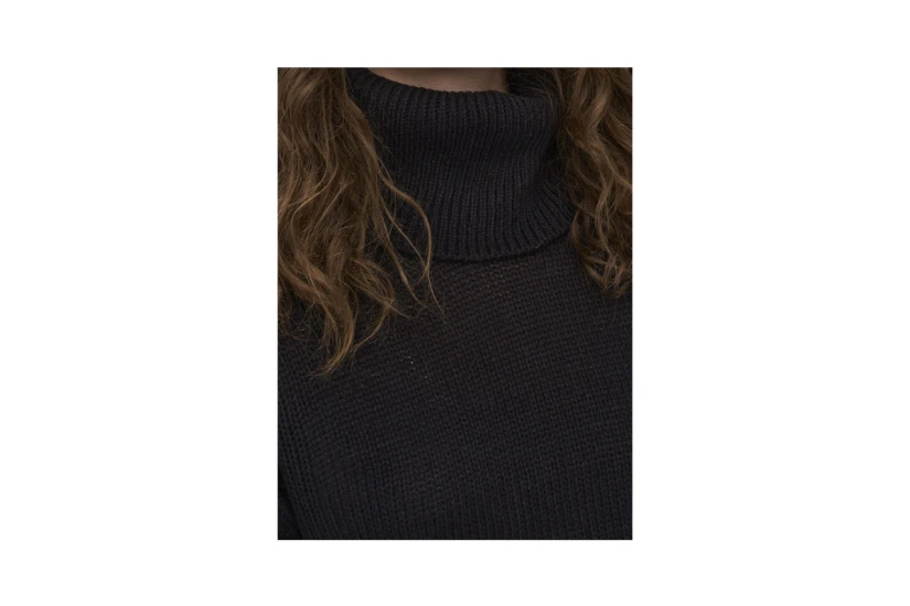 Only Onlnicoya L-S Cowlneck Pullover Knt Μπλούζα Πλεκτή Γυναικεία (15243909 BLACK)