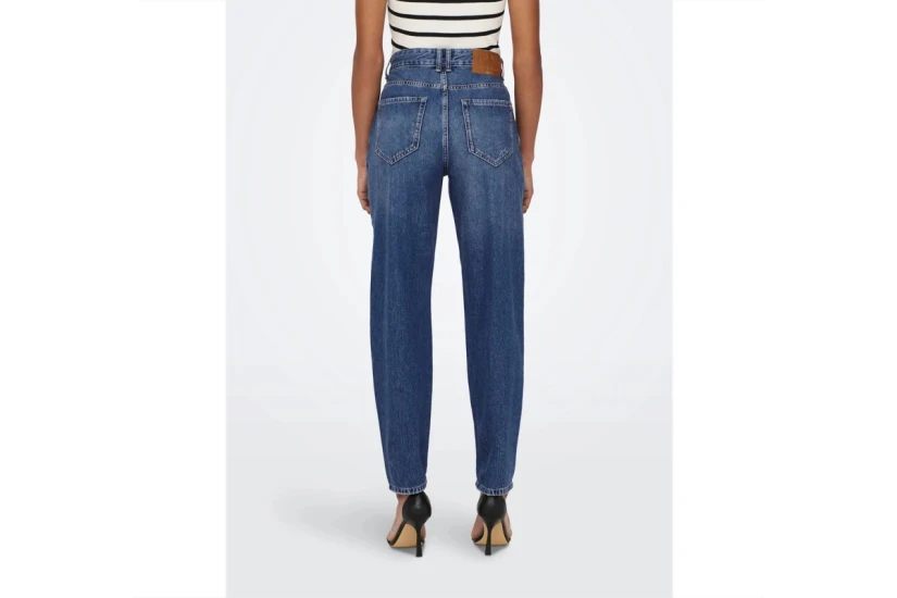 Only Onltroy Hw Carrot Παντελόνι Τζιν Γυναικείο (15249484 DARK MEDIUM BLUE)