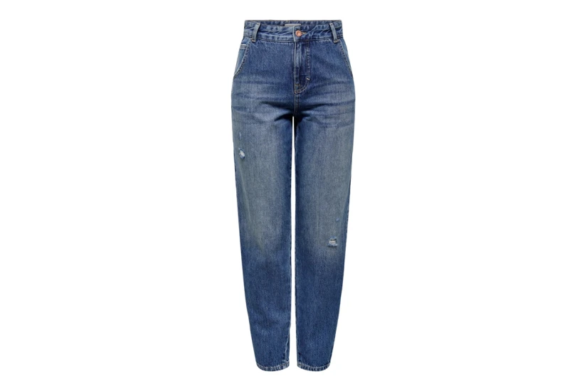 Only Onltroy Hw Carrot Παντελόνι Τζιν Γυναικείο (15249484 DARK MEDIUM BLUE)