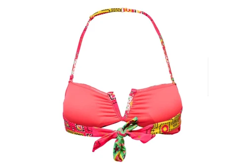 Only Onlelina Wire Bandeu Bikini Top Μαγιό Τοπ (15251580 DIVA PINK)