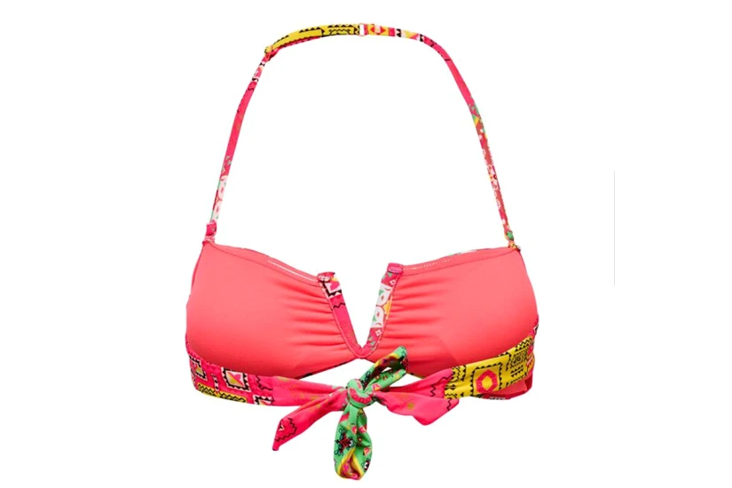 Only Onlelina Wire Bandeu Bikini Top Μαγιό Τοπ (15251580 DIVA PINK)