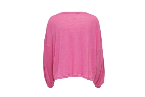 Only Onltea L-S Linen Boxy Top Jrs (15252054 GIN FIZZ)