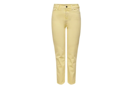 Only Onlemily Hw Straight Ank Col Pnt Παντελόνι Τζιν Γυναικείο (15252531 SUNNY LIME)