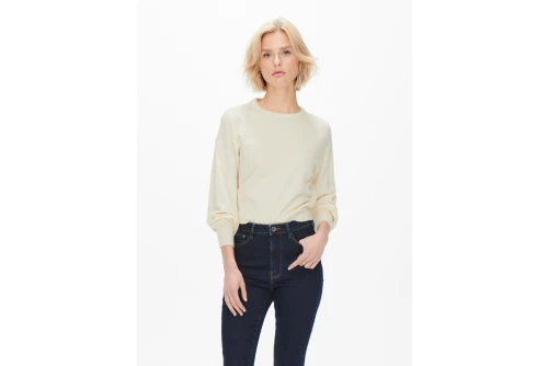 Only Onllely L-S Πουλόβερ Γυναικείο (15253248 WHITECAP GRAY)