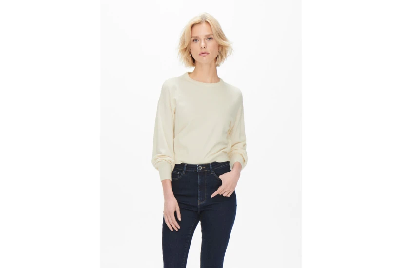 Only Onllely L-S Πουλόβερ Γυναικείο (15253248 WHITECAP GRAY)