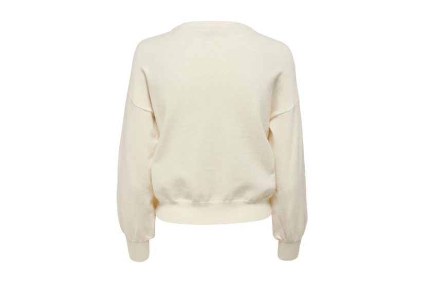 Only Onllely L-S Πουλόβερ Γυναικείο (15253248 WHITECAP GRAY)