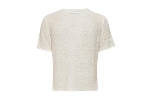 Only Onlsunny S Noos Knt T-Shirt Γυναικείο (15254282 CLOUD DANCER)