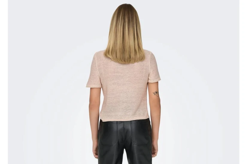 Only Γυναικείο Κοντομάνικο T-Shirt Μπεζ