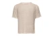 Only Γυναικείο Κοντομάνικο T-Shirt Μπεζ