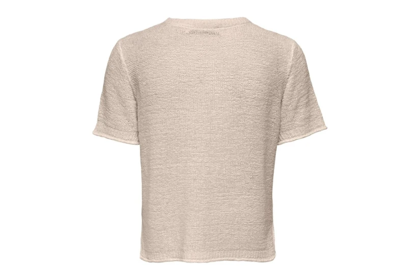 Only Γυναικείο Κοντομάνικο T-Shirt Μπεζ
