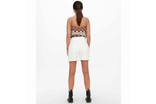 Only Onltroy Hw Carrot Dnm Shorts Dot200 Σορτς Τζιν (15256716 WHITE)