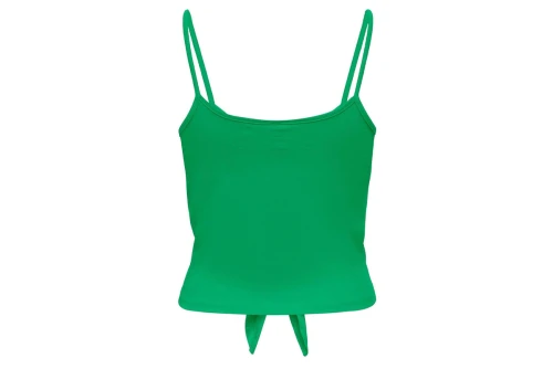 Only Onlmay S-L Short Knot Top Box Jrs Μπλούζα Αμάνικη Γυναικεία (15257464 KELLY GREEN)