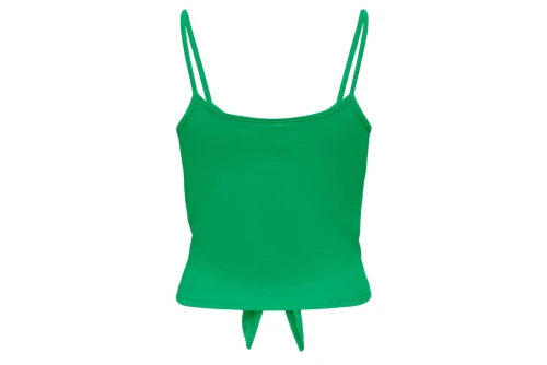 Only Onlmay S-L Short Knot Top Box Jrs Μπλούζα Αμάνικη Γυναικεία (15257464 KELLY GREEN)