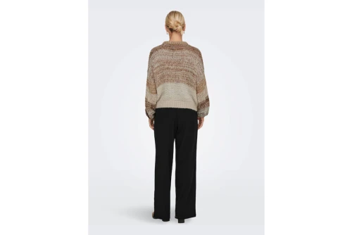 Only Onlalmira L-S Pullover Cc Knt Μπλούζα Πλεκτή (15259514 WALNUT)