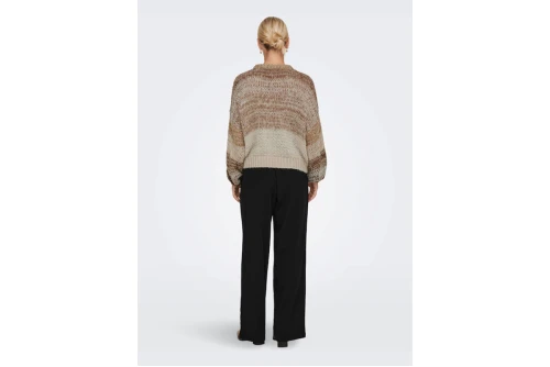 Only Onlalmira L-S Pullover Cc Knt Μπλούζα Πλεκτή (15259514 WALNUT)
