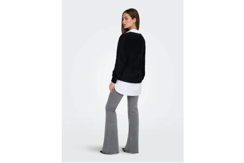 Only Onlella Knitted Ζακέτα Πλεκτή Γυναικεία (15259564 BLACK)