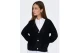 Only Ella Knitted Γυναικεία Πλεκτή Ζακέτα Μαύρη