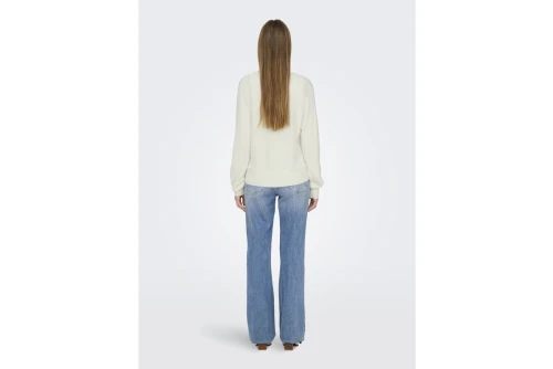Only Onlella Knitted Ζακέτα Πλεκτή Γυναικεία (15259564 CLOUD DANCER)