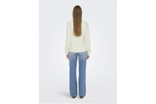 Only Onlella Knitted Ζακέτα Πλεκτή Γυναικεία (15259564 CLOUD DANCER)