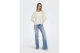 Only Ella Knitted Γυναικεία Πλεκτή Ζακέτα Εκρού