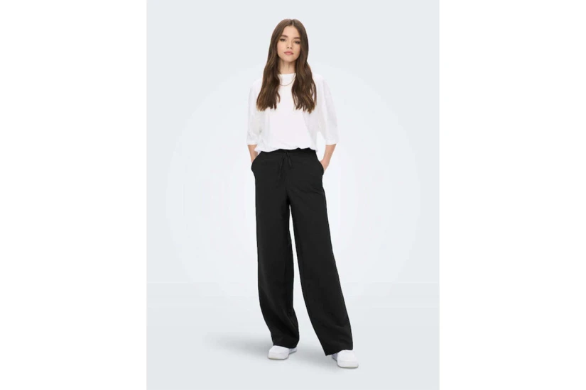 Only Onlmilian Mw Wide Pull-Up Pant Cc Tlr Παντελόνα (15264615 BLACK)