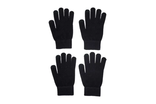 Only Onlmagic Knt Glove 2-Pack Cc Γάντια Χειμερινά 2-Τεμάχια (15266400 DARK GREY-BLACK)