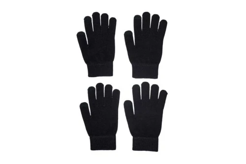 Only Onlmagic Knt Glove 2-Pack Cc Γάντια Χειμερινά 2-Τεμάχια (15266400 DARK GREY-BLACK)