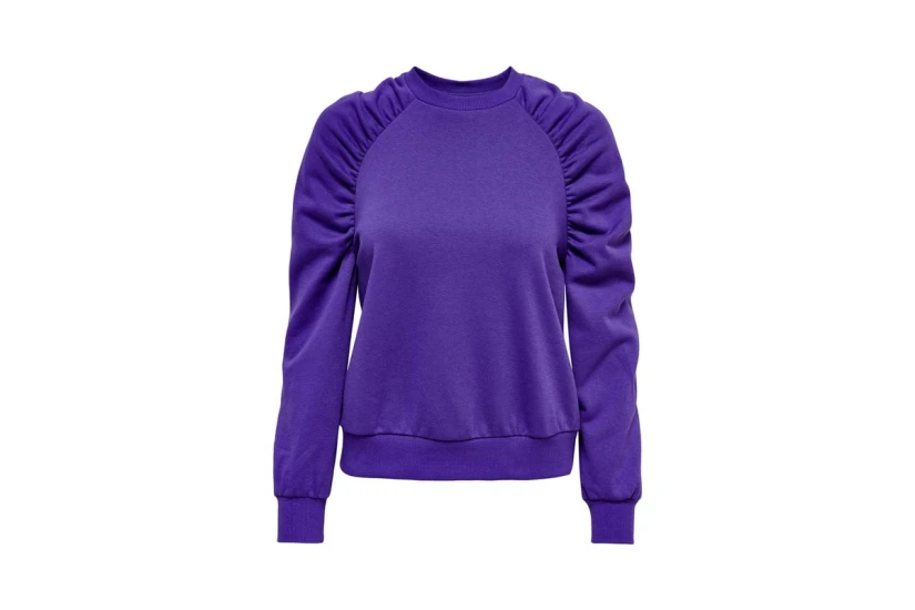 Only Onlevery L-S Rushed Sweatshirt Pnt Μπλούζα Με Λαιμόκοψη (15267722 DEEP BLUE)