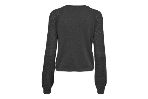 Only Onlana Life Seawool L-S Pullover Knt Μπλούζα Πλεκτή - Πουλόβ (15267988 BLACK)