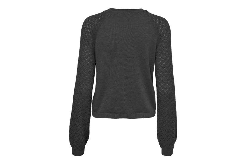 Only Onlana Life Seawool L-S Pullover Knt Μπλούζα Πλεκτή - Πουλόβ (15267988 BLACK)