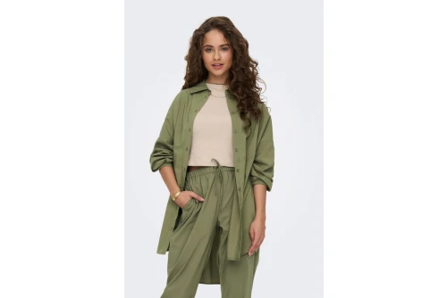Only Onltim Ls Loose Shirt Πουκάμισο Μακρυμάνικο Γυναικείο (15271026 ALOE)