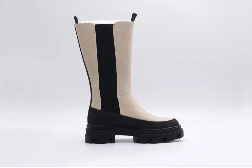 Only Tola-7 Tall Pu Chunky Boot (15271827 BELGE)