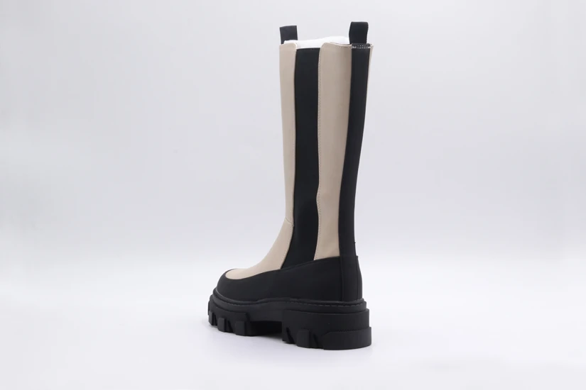 Only Tola-7 Tall Pu Chunky Boot (15271827 BELGE)
