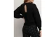 Only Onlann L-S Open Back O-Neck Swt Μπλούζα Με Λαιμόκοψη (15272496 BLACK)