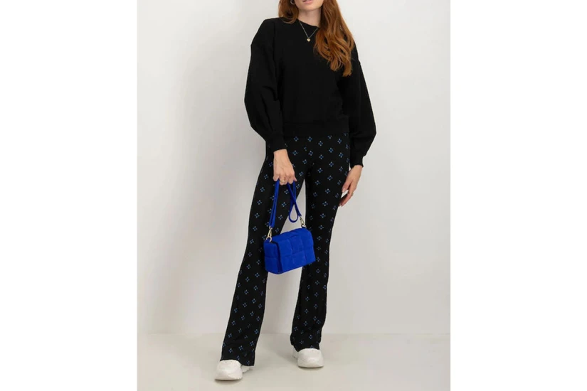 Only Onlann L-S Open Back O-Neck Swt Μπλούζα Με Λαιμόκοψη (15272496 BLACK)