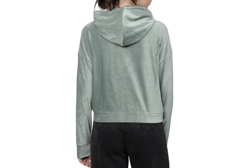 Only New Sira L-S Zip Swt Ζακέτα Βελουτέ Γυναικεία (15272537 LILY PAD)