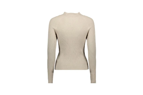 Only Onlrachella L-S High Neck Pullover Knt Μπλούζα Πλεκτή (15272596 PUMICE STONE)