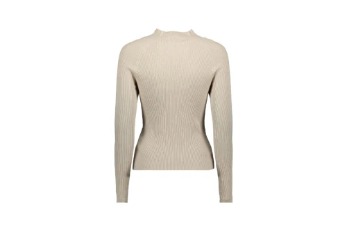 Only Onlrachella L-S High Neck Pullover Knt Μπλούζα Πλεκτή (15272596 PUMICE STONE)