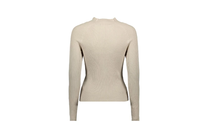 Only Onlrachella L-S High Neck Pullover Knt Μπλούζα Πλεκτή (15272596 PUMICE STONE)