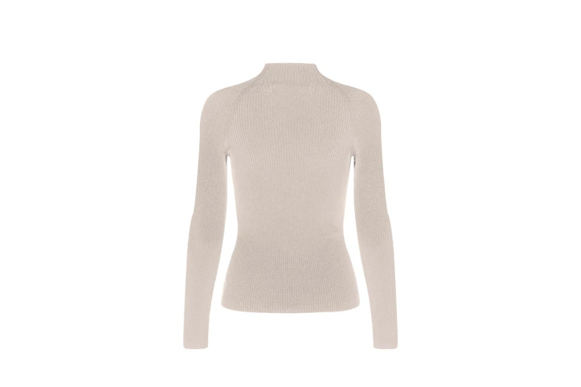 Only Onlrachella L-S High Neck Pullover Knt Μπλούζα Πλεκτή (15272596 PUMICE STONE)
